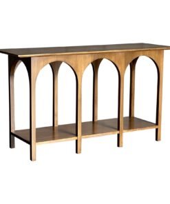1950s t.h. Robsjohn-Gibbings Arch Coliseum Console Table for Widdicomb