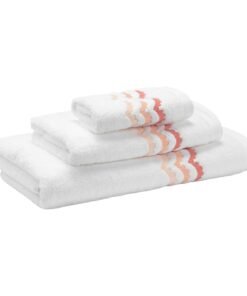 Celerie Kemble + Hamburg House Scallop Towel Set - 3 Pieces