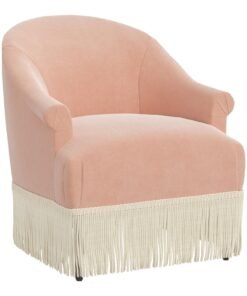Fringe Chair in Titan Pink Champagne