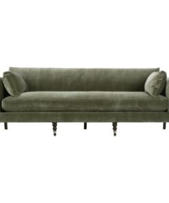 Greta Sofa, Green Velvet