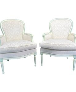 Hickory Chair Mark Hampton Collection Louis XVI Style Bergeres - a Pair