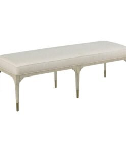 Modern Juliet White Bench