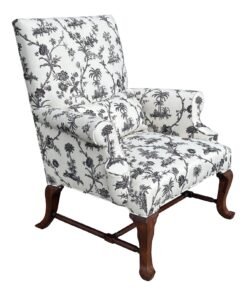 Rose Tarlow Melrose House Roll Arm Wide Bergere Chair Brunschwig Fils
