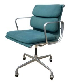 Vintage Herman Miller Aluminum Soft Pad Eames Rolling Office Chair 1981