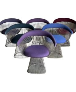 Warren Platner for Knoll Assorted Color Dining Chairs - Set of 6
